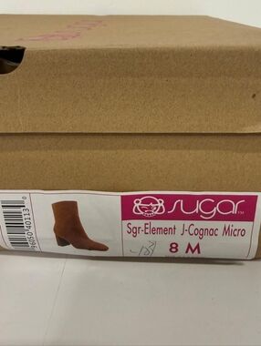 Sugar Women's Ankle Boots in Cognac Micro Suede